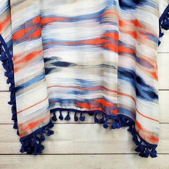 Lulla Collection By Bindya Violet Sheer Shawl Jacket One Size NWT - Picture 4 of 7